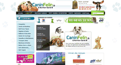 Desktop Screenshot of caninsfelins.fr